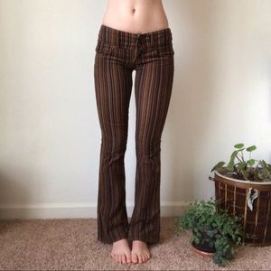 Low Rise Striped Jeans